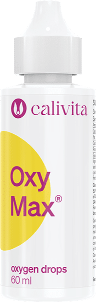 OxyMax vsebuje 12.000-krat več kisika kot navadna pitna voda. Za oskrbo vseh tkiv in celic s kisikom.