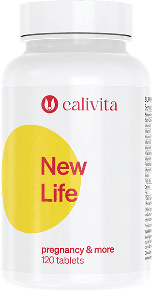 New Life so vitamini in minerali naravnega izvora, optimalno odmerjeni v 120 tabletah z visoko biološko učinkovitostjo v skladu s posebnimi potrebami nosečnic in doječih mater.