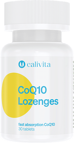 Naravni koencim Q10 ali ubikinon, 30 mg v pastili, okus citrusov, 30 pastil