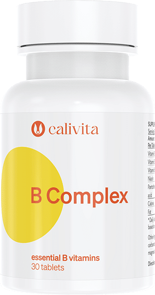 B kompleks 30 tablet - kompleks naravnih B vitaminov B kompleks za več energije, proti utrujenosti in izčrpanosti obogaten z vitaminom C in magnezijem za boljšo absorpcijo