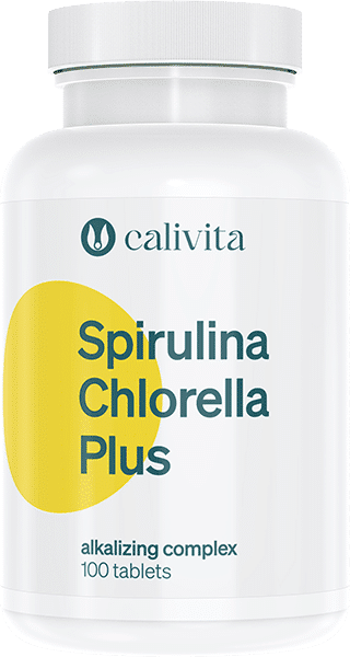 Spirulina Chlorella Plus - Alge spirulina in klorela ter zeliščni kompleks 16 različnih zelišč v eni tableti