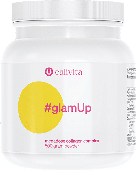 Calivita GlamUp 500g Prašek za napitek s kompleksom kolagena,