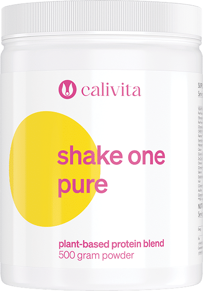 Shake One Pure je okusen beljakovinski prašek na rastlinski osnovi.