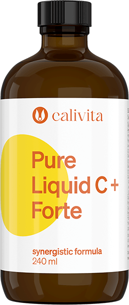 Pure Liquid C+ Forte vsebuje vitamin C v tekoči obliki in koncentrirane rastlinske izvlečke